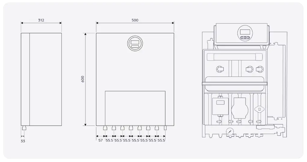 Schéma Schématique du Module Thermique d'appartement